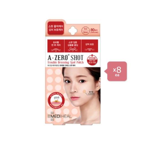 Mediheal - A-zero Shot Trouble Dressing Spot Patch - 80pcs (8ea) Set
