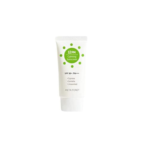 META FORET - 12PM Crème solaire apaisante SPF 50+ PA+++ - 50ml