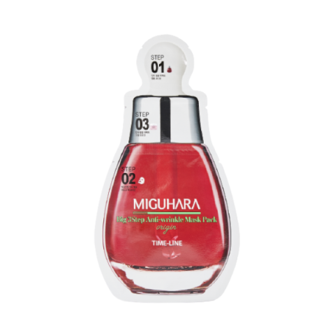 MIGUHARA - Pack de masques anti-rides Big3 Step - 1pièce