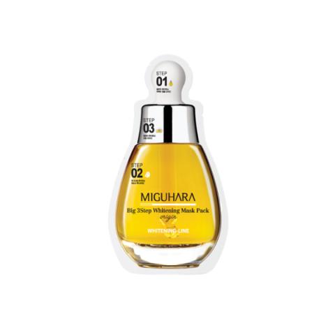 MIGUHARA - Pack de masques blanchissants Big 3Step Origin - 1pièce MIGUHARA - Pack de masques blanchissants Big 3Step Origin - 1pièce