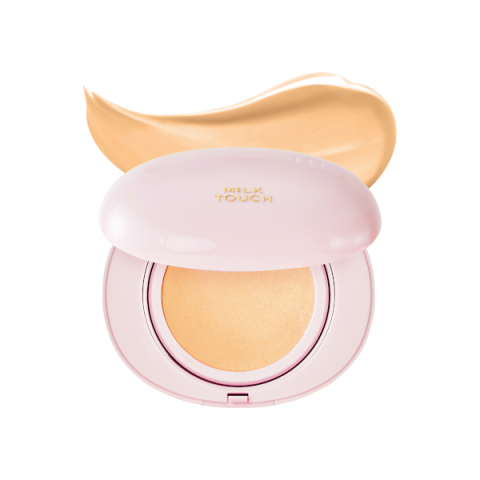 Milk Touch - Coussin éclat laiteux Skin Fit toute la journée SPF 50+ PA++++ - 15g - 24W Honey