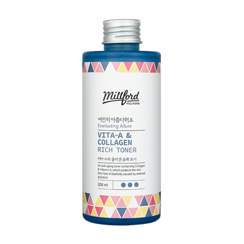 Millford - Vita-A & Collagen Tonique riche - 200ml Millford - Vita-A & Collagen Tonique riche - 200ml