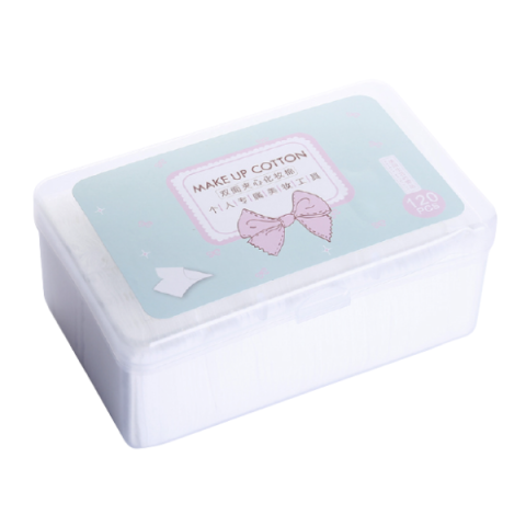 MINGXIER - Tampon de coton de maquillage - 120pièces