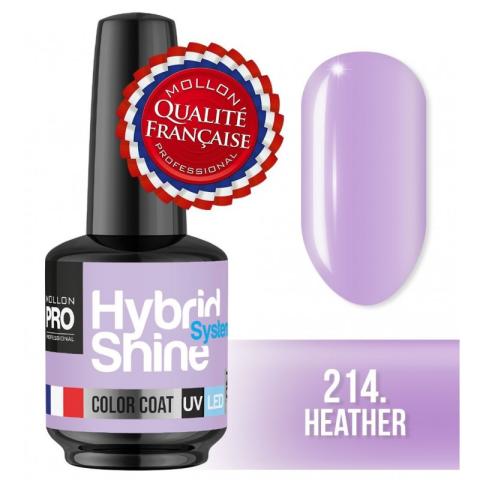 Mini Vernis Semi-Permanent Hybrid Shine Mollon Pro 8ml 214