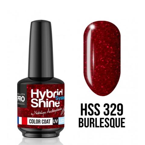 Mini vernis semi-permanent Hybrid Shine n°329 Burlesque Mollon Pro 8ML Mini vernis semi-permanent Hybrid Shine n°329 Burlesque Mollon Pro 8ML