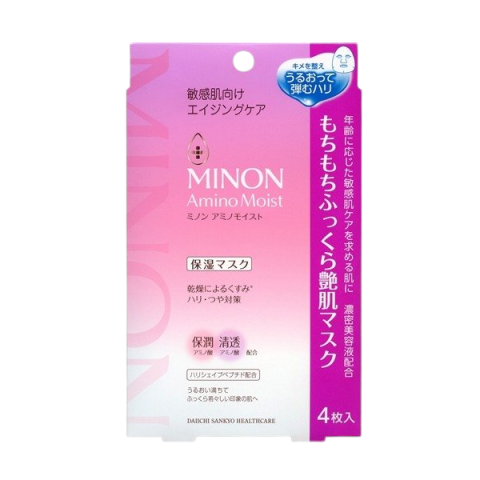 Minon - Masque de soin anti-âge Amino Moist - 4pièces Minon - Masque de soin anti-âge Amino Moist - 4pièces