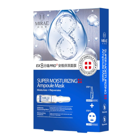 MIRAE - EX 8 Minutes PRO Super Moisturizing Ampoule Mask - 3pièces MIRAE - EX 8 Minutes PRO Super Moisturizing Ampoule Mask - 3pièces