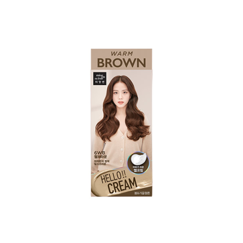 miseenscéne - Hello Cream - 1article - 6WB Warm Brown miseenscéne - Hello Cream - 1article - 6WB Warm Brown