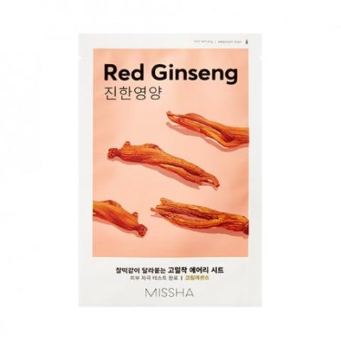 MISSHA - Airy Fit, Masque feuille - Le ginseng rouge - 1pièce MISSHA - Airy Fit, Masque feuille - Le ginseng rouge - 1pièce