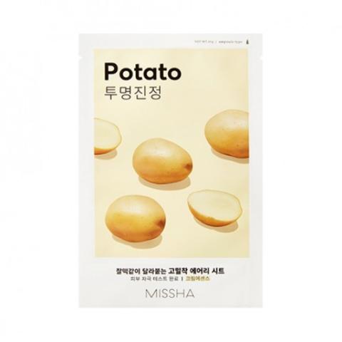 MISSHA - Airy Fit, Masque feuille - Pommes de terre - 1pièce MISSHA - Airy Fit, Masque feuille - Pommes de terre - 1pièce