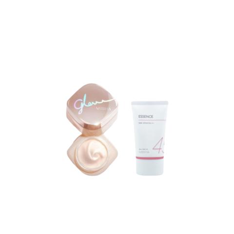 MISSHA - All Around Safe Block Essence Sun SPF45 PA+++ - 50ml X MISSHA - Glow Skin Balm - 50ml MISSHA - All Around Safe Block Essence Sun SPF45 PA+++ - 50ml X MISSHA - Glow Skin Balm - 50ml