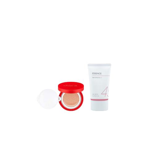 MISSHA - All Around Safe Block Essence Sun SPF45 PA+++ - 50ml X MISSHA - Velvet Finish Cushion SPF50+ PA+++ - 15g - 23 MISSHA - All Around Safe Block Essence Sun SPF45 PA+++ - 50ml X MISSHA - Velvet Finish Cushion SPF50+ PA+++ - 15g - 23