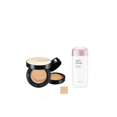 MISSHA - All-Around Safe Block Soft Finish Sun Milk SPF50+ PA+++ - 70ml X Jung Saem Mool - Essential Skin Nuder Cushion -... MISSHA - All-Around Safe Block Soft Finish Sun Milk SPF50+ PA+++ - 70ml X Jung Saem Mool - Essential Skin Nuder Cushion -...