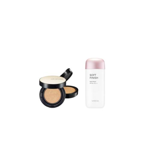 MISSHA - All-Around Safe Block Soft Finish Sun Milk SPF50+ PA+++ - 70ml X Jung Saem Mool - Essential Skin Nuder Long Wear... MISSHA - All-Around Safe Block Soft Finish Sun Milk SPF50+ PA+++ - 70ml X Jung Saem Mool - Essential Skin Nuder Long Wear...