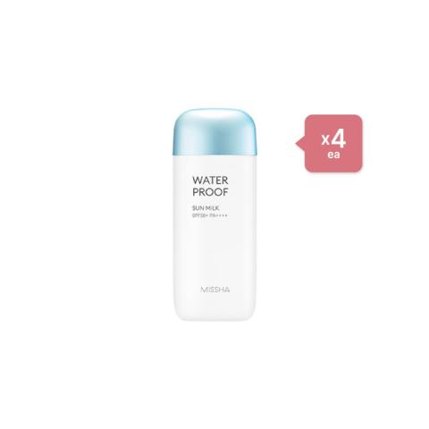 MISSHA All-Around Safe Block Waterproof Sun Milk - 70ml (4ea) Set MISSHA All-Around Safe Block Waterproof Sun Milk - 70ml (4ea) Set
