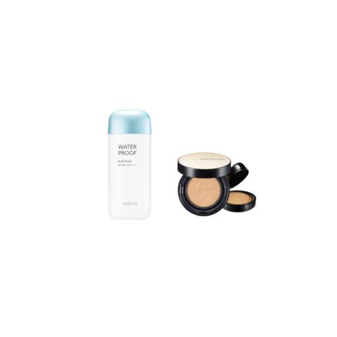 MISSHA - All-Around Safe Block Waterproof Sun Milk SPF 50+/PA++++ - 70ml X Jung Saem Mool - Essential Skin Nuder Long Wear... MISSHA - All-Around Safe Block Waterproof Sun Milk SPF 50+/PA++++ - 70ml X Jung Saem Mool - Essential Skin Nuder Long Wear...
