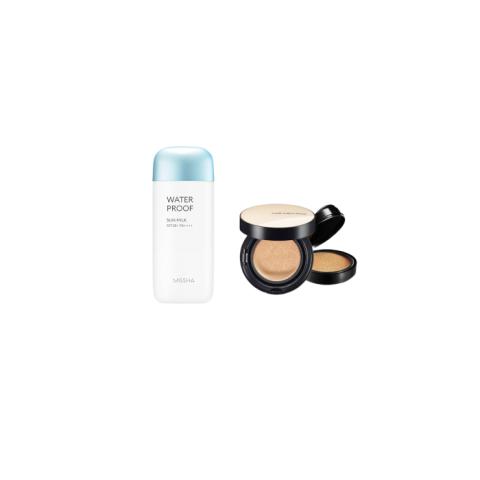 MISSHA - All-Around Safe Block Waterproof Sun Milk SPF 50+/PA++++ - 70ml X Jung Saem Mool - Essential Skin Nuder Cushion -... MISSHA - All-Around Safe Block Waterproof Sun Milk SPF 50+/PA++++ - 70ml X Jung Saem Mool - Essential Skin Nuder Cushion -...