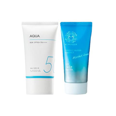 Missha Aqua Sun X Isehan Hero Sunscreen Set B Missha Aqua Sun X Isehan Hero Sunscreen Set B