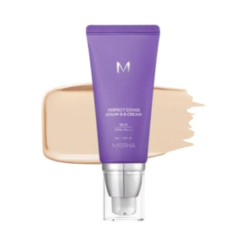 MISSHA - Crème BB Sérum Couvrance Parfaite SPF50+ PA++++ - 50ml - #21 Light Beige MISSHA - Crème BB Sérum Couvrance Parfaite SPF50+ PA++++ - 50ml - #21 Light Beige