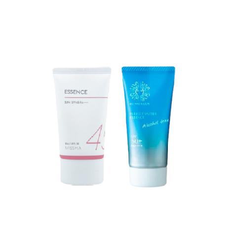 Missha Essence Sun X Isehan Hero Sunscreen Set B Missha Essence Sun X Isehan Hero Sunscreen Set B