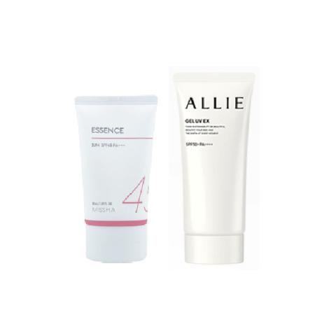 Missha Essence Sun X Kanebo Hero Sunscreen Set B