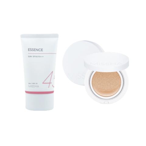 Missha Essence Sun X Magic Cushion Moist Up Medium Beige Set Missha Essence Sun X Magic Cushion Moist Up Medium Beige Set