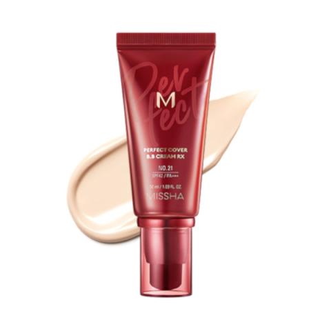 MISSHA - M Perfect Cover BB Cream RX - 50ml - 21 Light Beige MISSHA - M Perfect Cover BB Cream RX - 50ml - 21 Light Beige