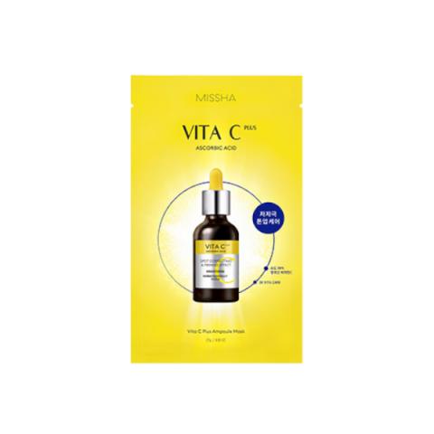 MISSHA - Masque tissu ampoule Vita C Plus - 27g MISSHA - Masque tissu ampoule Vita C Plus - 27g