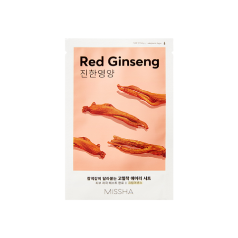 MISSHA - Masque en tissu léger et ajusté - Gingembre rouge - 20ea*19g MISSHA - Masque en tissu léger et ajusté - Gingembre rouge - 20ea*19g