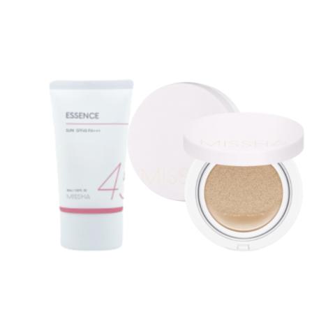 Missha Missha Essence Sun X Magic Cushion Cover Lastng # 23 Set Missha Missha Essence Sun X Magic Cushion Cover Lastng # 23 Set