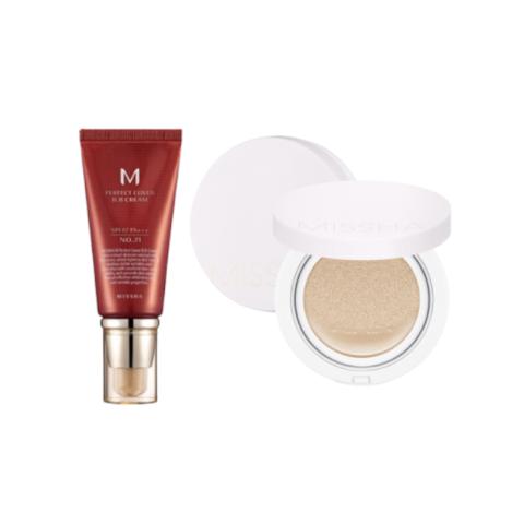 Missha MISSHA M Perfect Cover BB Cream- #21 X Magic Cushion Cover...