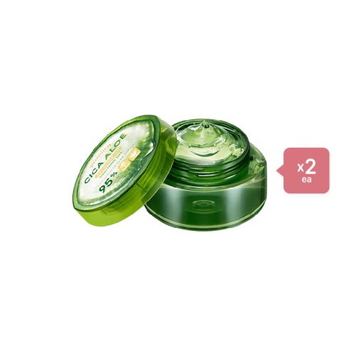 MISSHA Premium Cica Aloe Soothing Gel 95% - 300ml(2ea) Set MISSHA Premium Cica Aloe Soothing Gel 95% - 300ml(2ea) Set