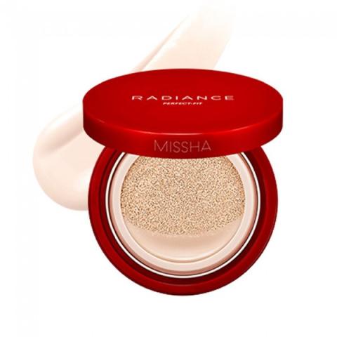 MISSHA - Radiance Perfect Fit Cushion SPF50 PA+++ - 15g - 21P Fair MISSHA - Radiance Perfect Fit Cushion SPF50 PA+++ - 15g - 21P Fair