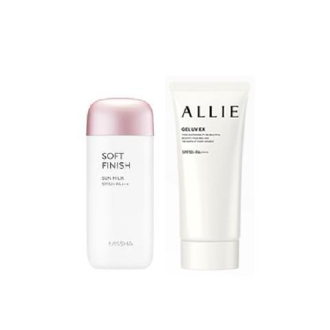 Missha Soft Finish Sun Milk X Kanebo Hero Sunscreen Set B Missha Soft Finish Sun Milk X Kanebo Hero Sunscreen Set B