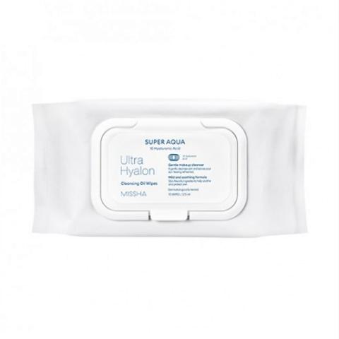 MISSHA - Super Aqua Lingettes à l'huile nettoyante Ultra Hyalron...