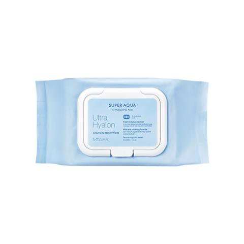 MISSHA - Super Aqua Ultra Hyalron Lingettes nettoyantes à l'eau-... MISSHA - Super Aqua Ultra Hyalron Lingettes nettoyantes à l'eau-...