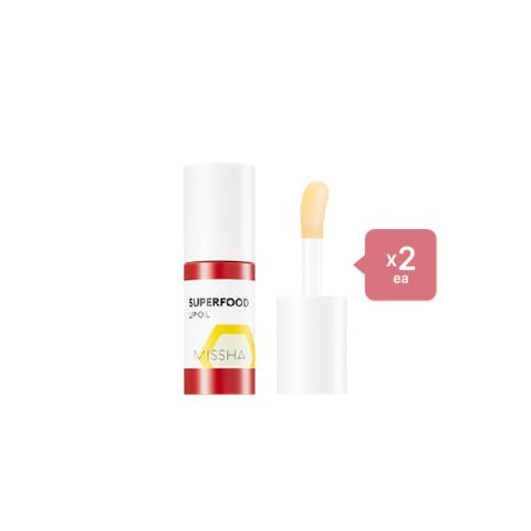 MISSHA Superfood Lip Oil - No.Honey (2ea) Set