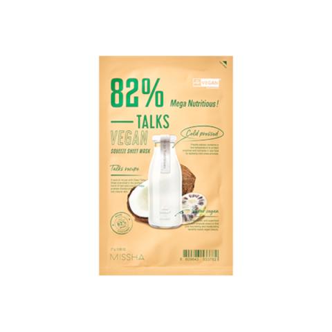 MISSHA - Talks Vegan Squeeze Masque en feuille - Mega Nutritious - 27g