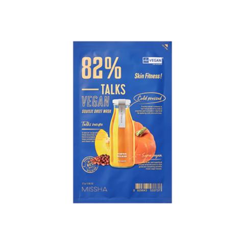 MISSHA - Talks Vegan Squeeze Masque en feuille - Skin Fitness - 27g MISSHA - Talks Vegan Squeeze Masque en feuille - Skin Fitness - 27g