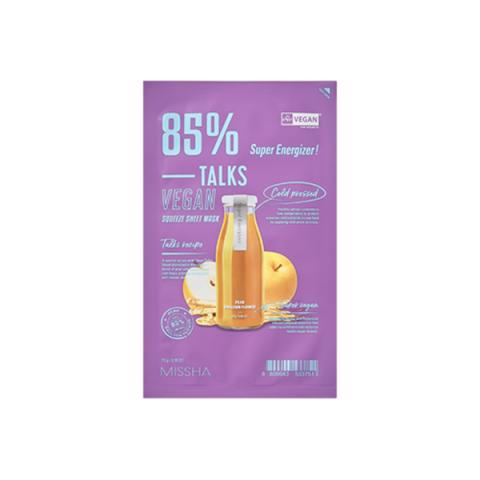 MISSHA - Talks Vegan Squeeze Masque en feuille - Super Energizer - 27g