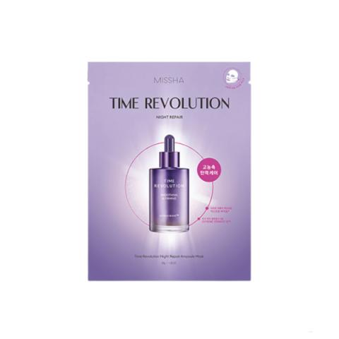 MISSHA - Time Revolution Night Repair Ampoule Sheet Mask - 30g MISSHA - Time Revolution Night Repair Ampoule Sheet Mask - 30g