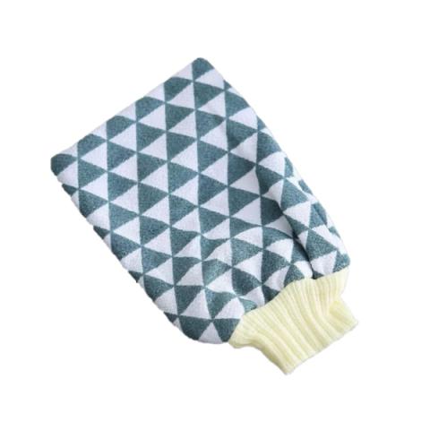 MissLady - Body Scrub Bath Mitt - 1pièce - Green / White