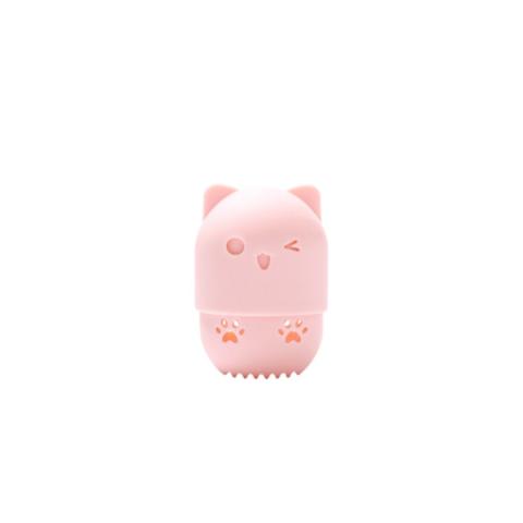 MissLady - Étui éponge de maquillage en silicone - 1pièce - Pink MissLady - Étui éponge de maquillage en silicone - 1pièce - Pink