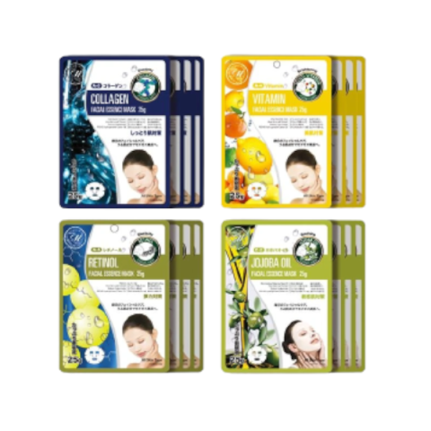 MITOMO - Ensembles de feuilles de masque facial de beauté pour les MITOMO - Ensembles de feuilles de masque facial de beauté pour les