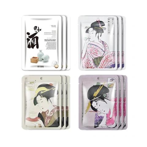 MITOMO - Japan UKIYOE Masque d'essai de type B - 12pièces