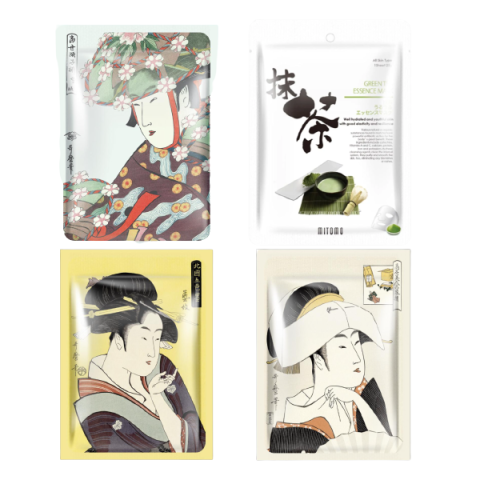MITOMO - Japon UKIYOE Mask Trial Set Type A - 12pièces MITOMO - Japon UKIYOE Mask Trial Set Type A - 12pièces