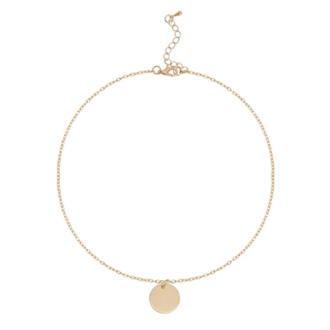 MsBlossom - Collier Disque - 1pièce - Gold MsBlossom - Collier Disque - 1pièce - Gold