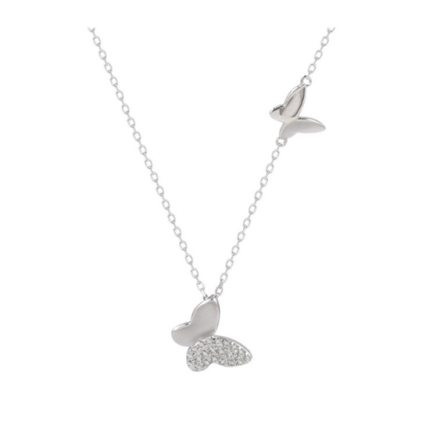 MsBlossom - Collier pendentif papillon en argent - 1pièce - Silver MsBlossom - Collier pendentif papillon en argent - 1pièce - Silver