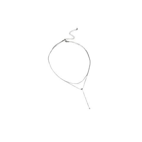 MsBlossom - Collier Superposé Bonnet - 1pièce - Silver MsBlossom - Collier Superposé Bonnet - 1pièce - Silver