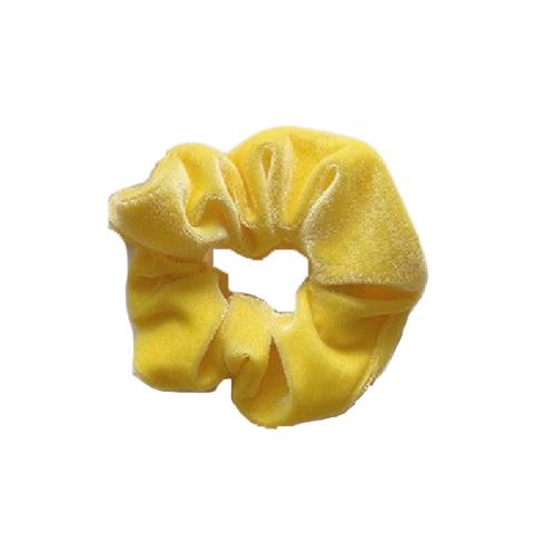 MsBlossom - Élastique à cheveux en velours - 1pièce - Jaune MsBlossom - Élastique à cheveux en velours - 1pièce - Jaune